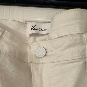 WOMENS KanCan Cream Denim Pants